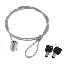 Silver Notebook / Laptop Combination Lock Security Cable